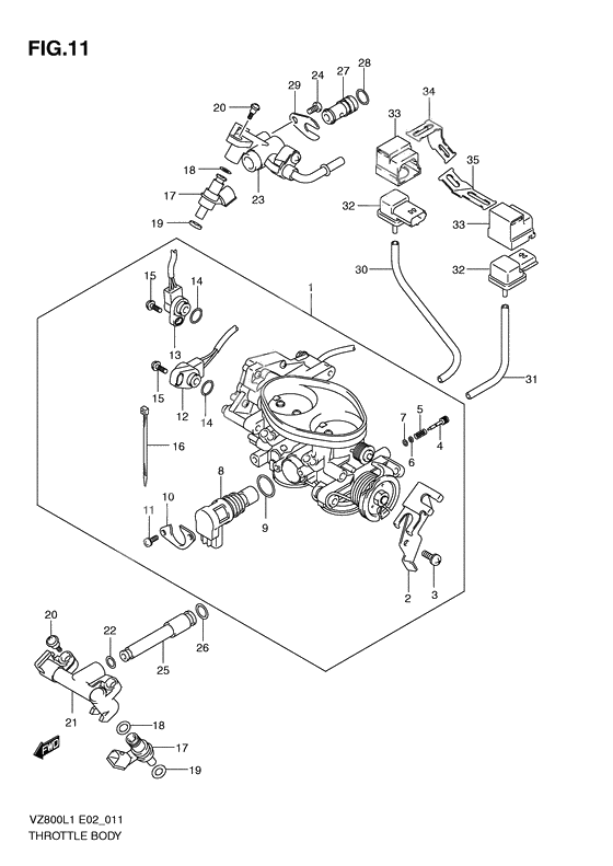 Throttle body