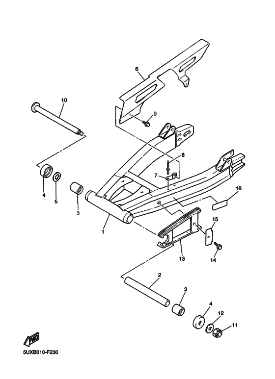 Rear arm, suspension