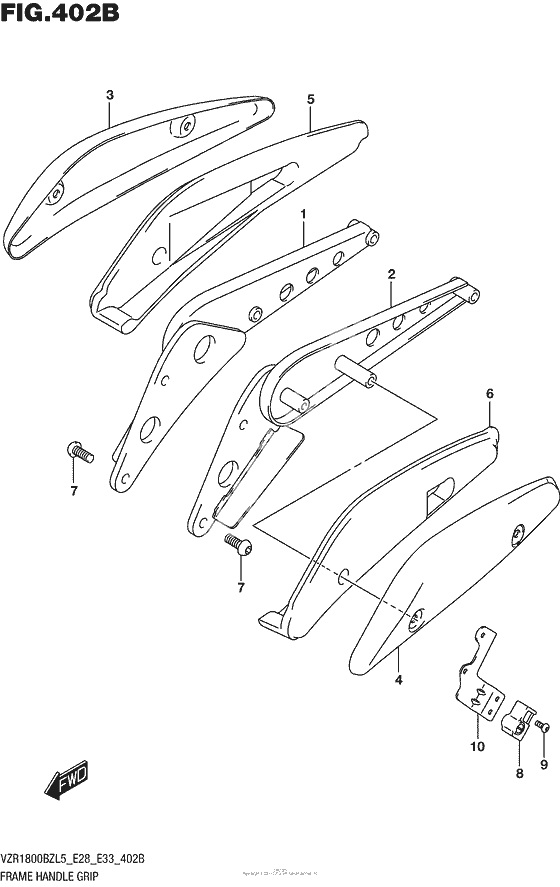 Задний кронштейн (Vzr1800Bzl5 E33)