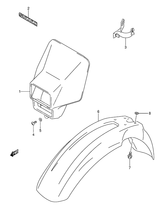 Front fender              

                  Model y/k1