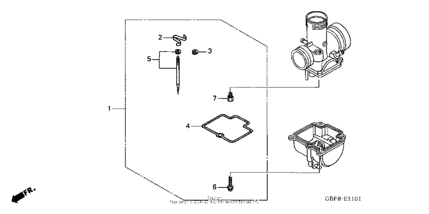 Carburetor optional kit ('03-'04)