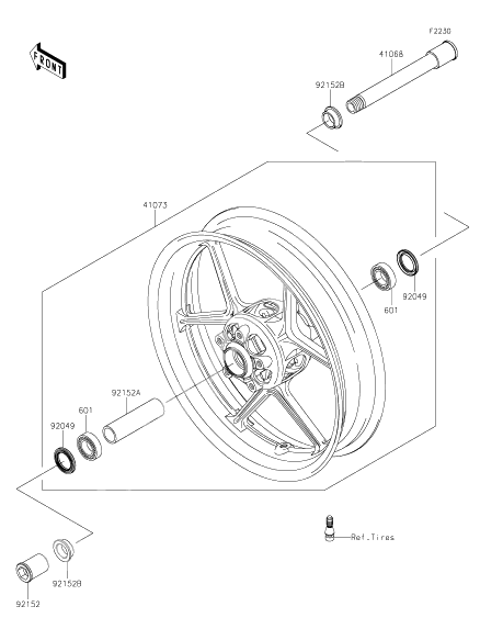 Front wheel