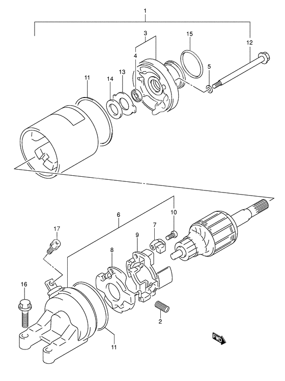 Starting motor              

                  Model k1/k2/k3