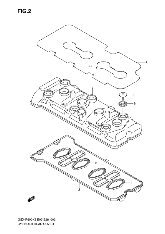 Cylinder head cover