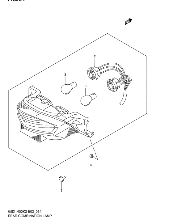 Rear combination lamp