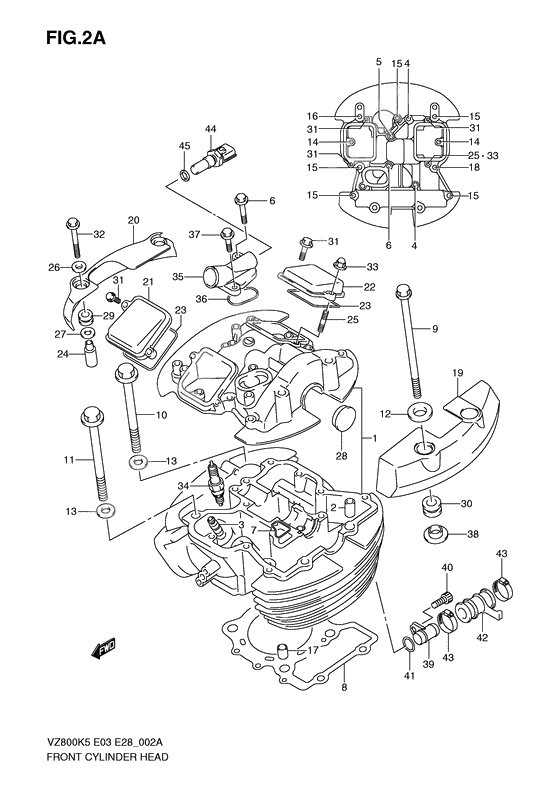 Front cylinder head              

                  Model k9