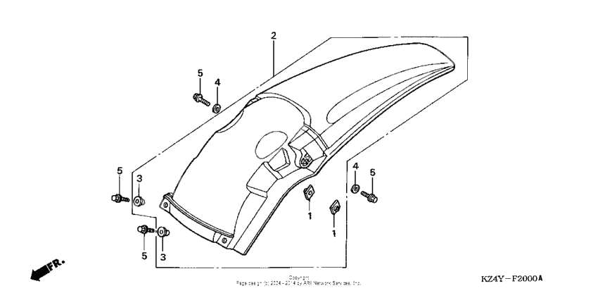 Rear fender