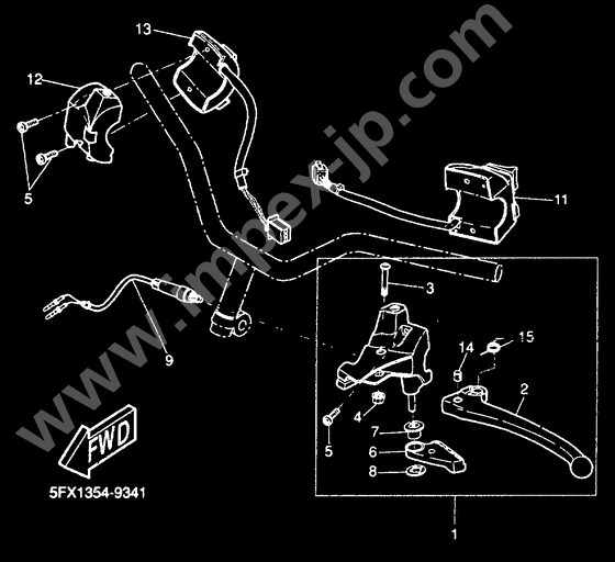 Handle switch lever