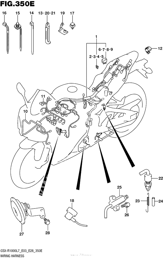 Wiring Harness (Gsx-R1000Al7 E28)