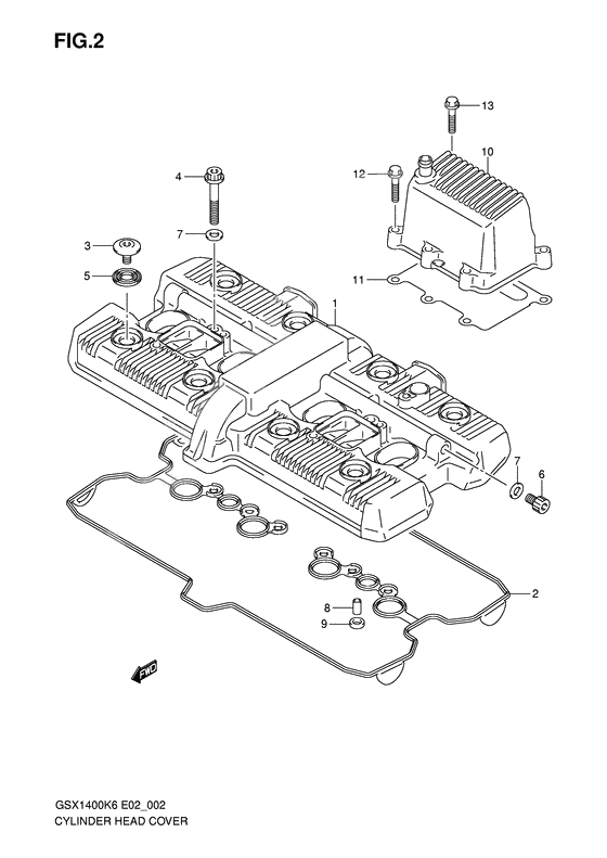 Cylinder head cover