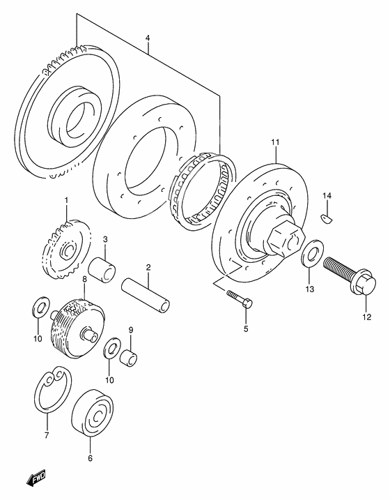 Starter clutch