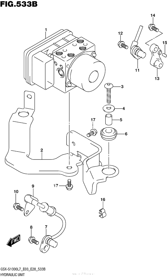 Hydraulic Unit (Gsx-S1000Al7 E28)