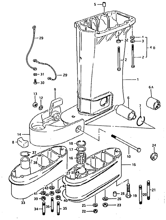 Drive shaft housing