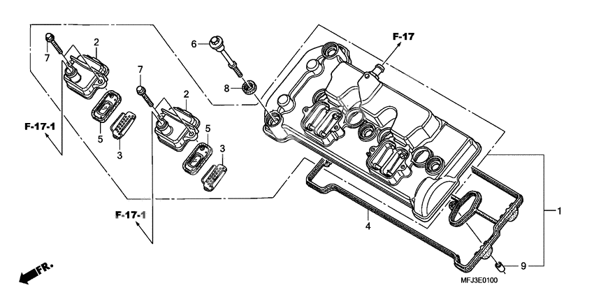 Cylinder head cover