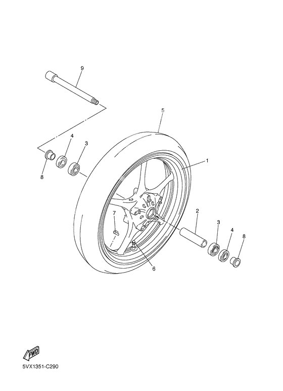 Front wheel