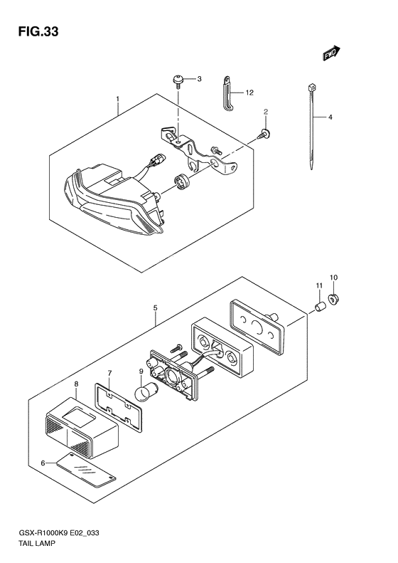 Rear combination lamp