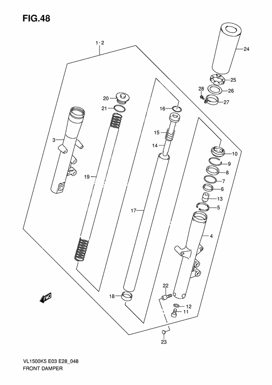 Front damper