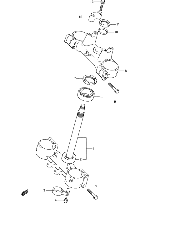 Steering stem              

                  Model k1