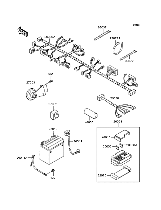 Chassis electrical equipment