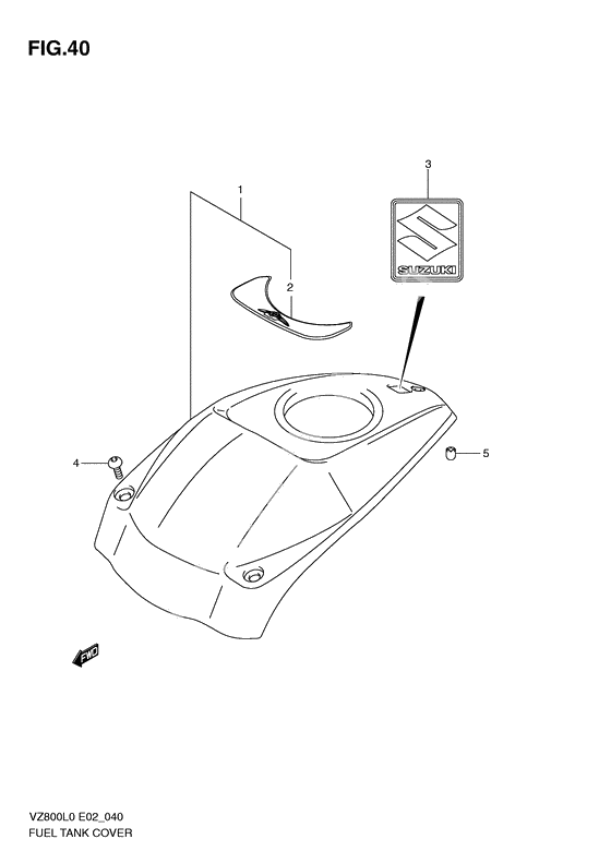 Fuel tank cover