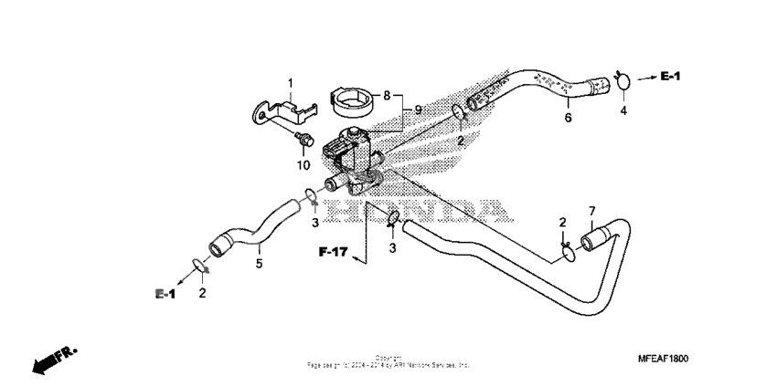 Air injection control valve