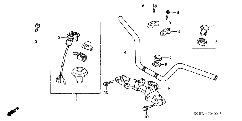 Handle pipe/top bridge