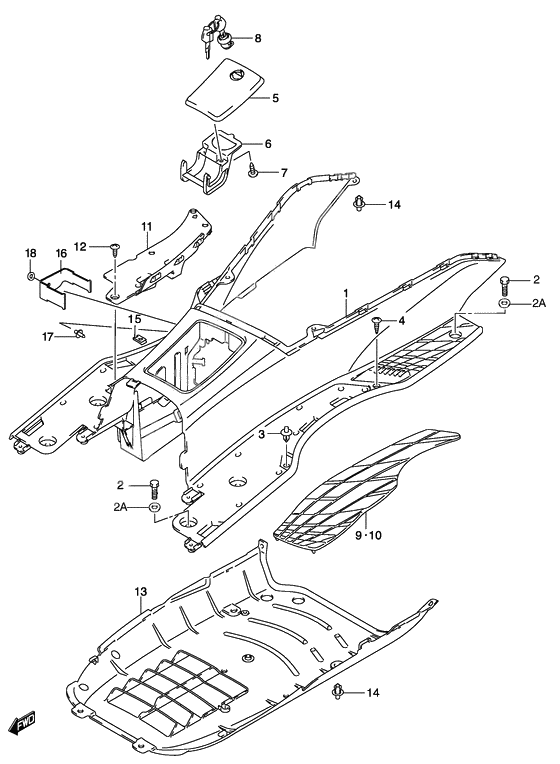 Rear leg shield