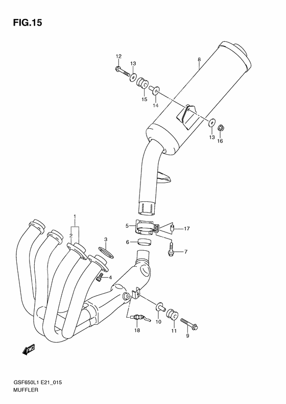 Muffler comp