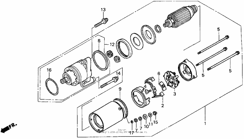 Starter motor