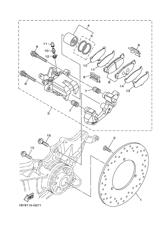 Rear Brake Calliper