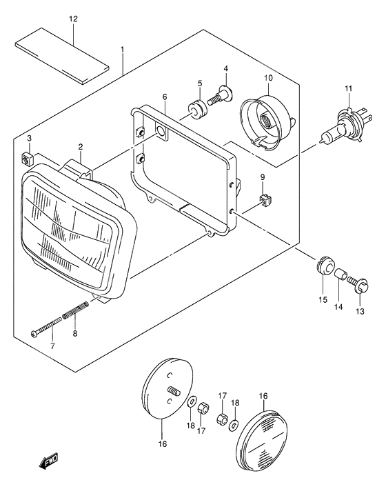 Headlamp              

                  Model k2