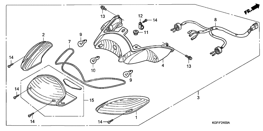 Rear combination light
