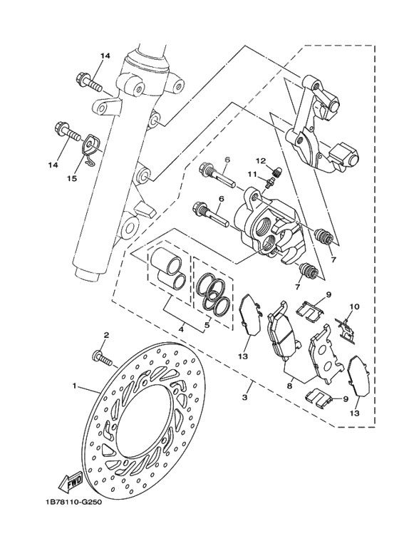 Front Brake Calliper