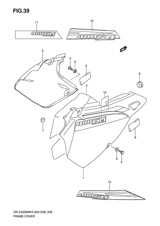 Frame cover              

                  Model k5/k6