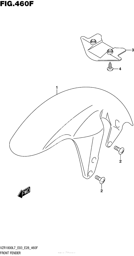 Переднее крыло (For Pgz) (Vzr1800Bzl7 E33)