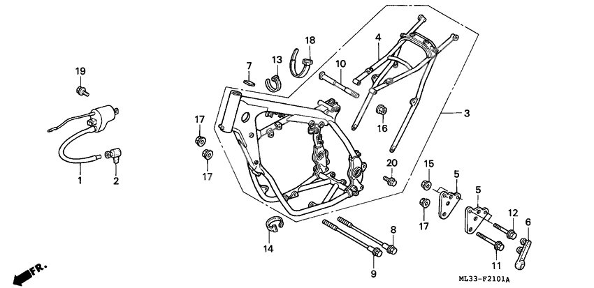 Frame body              

                  CR500RN/RP/RR/RS/RT/RV