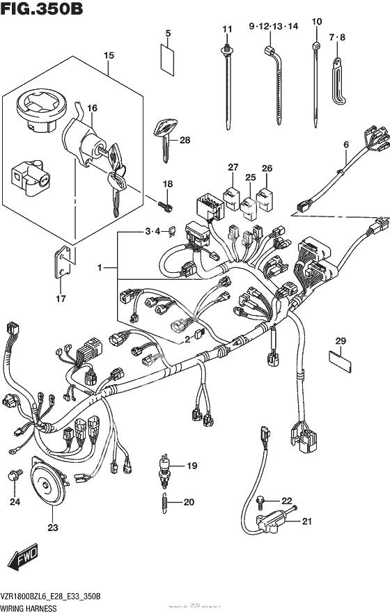 Wiring Harness (Vzr1800Bzl6 E33)