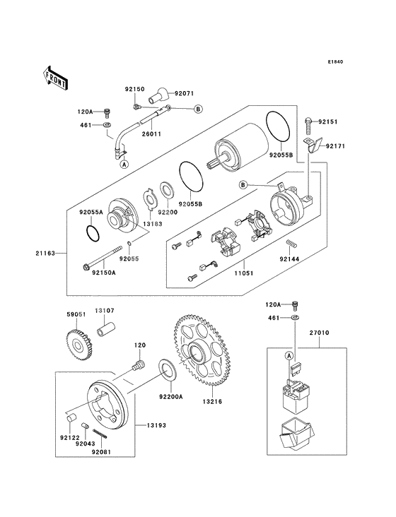 Starter motor