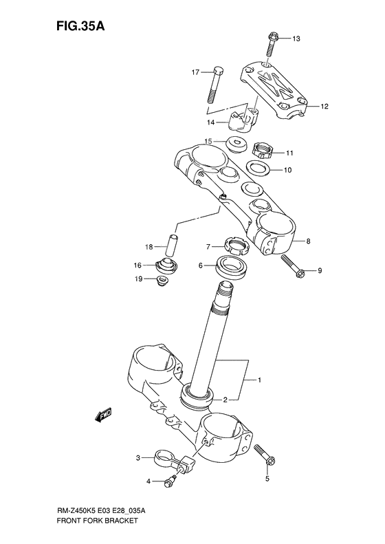 Steering stem              

                  Model k7