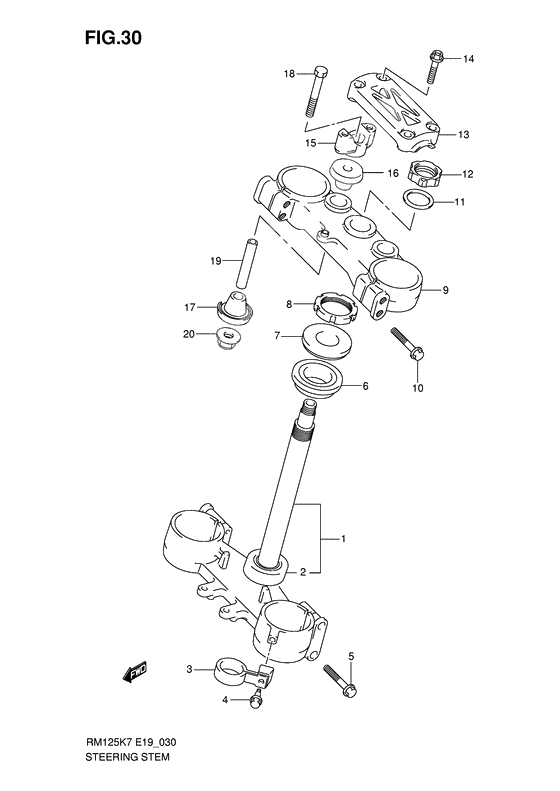 Steering stem