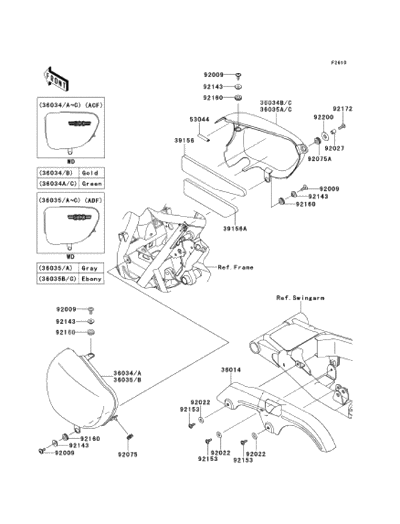 Side covers/chain cover              

                  ACF/ADF