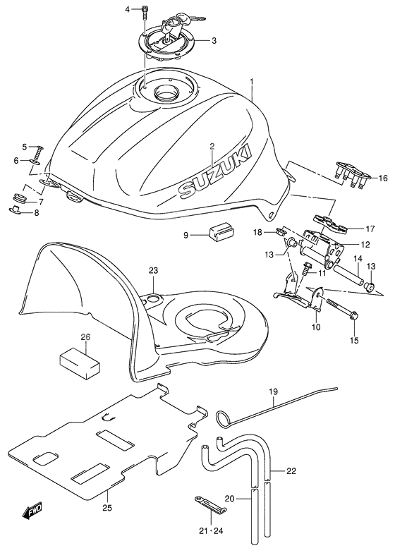 Tank fuel              

                  Sv1000k3/u1k3/u2k3