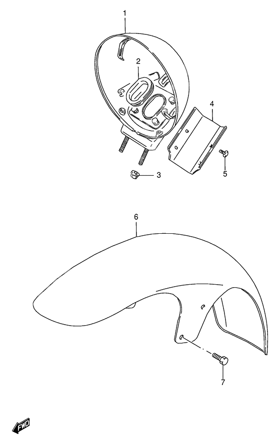 Front fender              

                  Model t