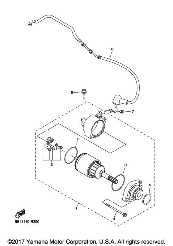 Стартер электрический