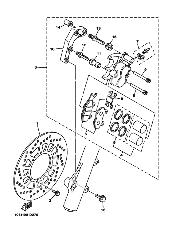 Передний тормоз