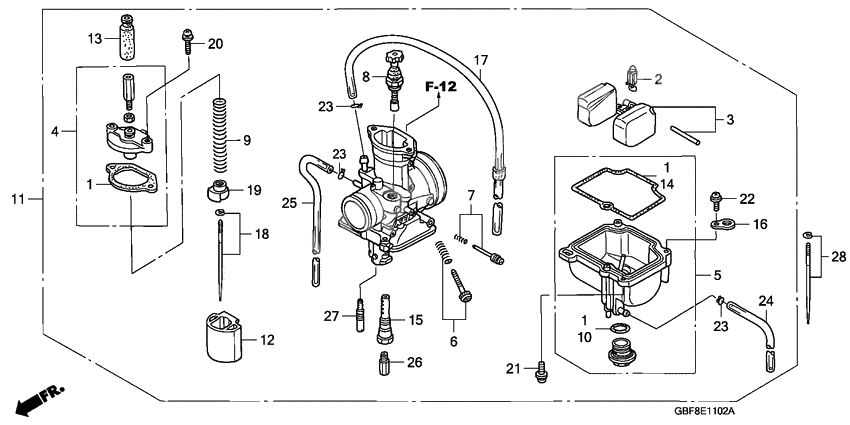 Carburetor assy              

                  CR85R5,6/RB5,6