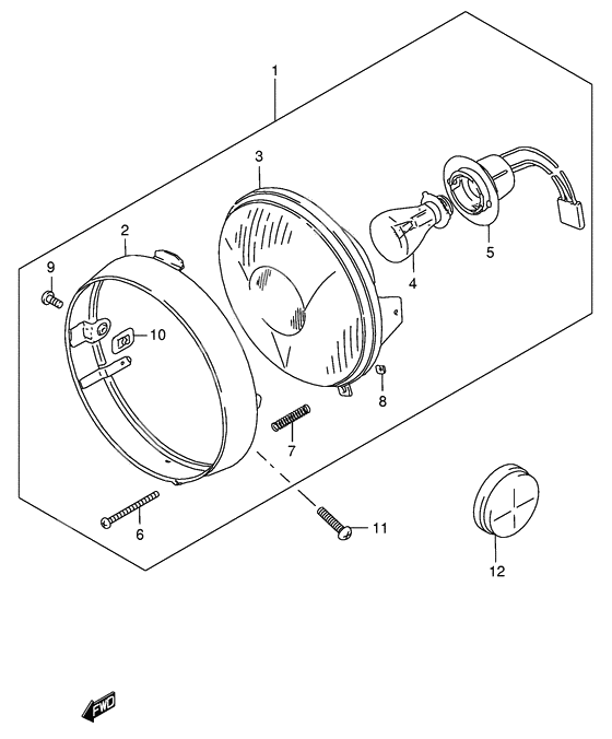 Headlamp              

                  E1, e24, e71
