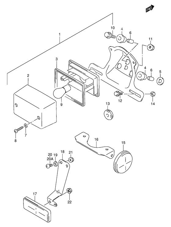 Rear combination lamp