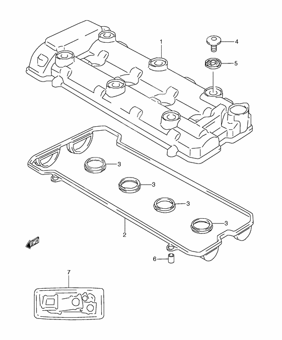 Cylinder head cover