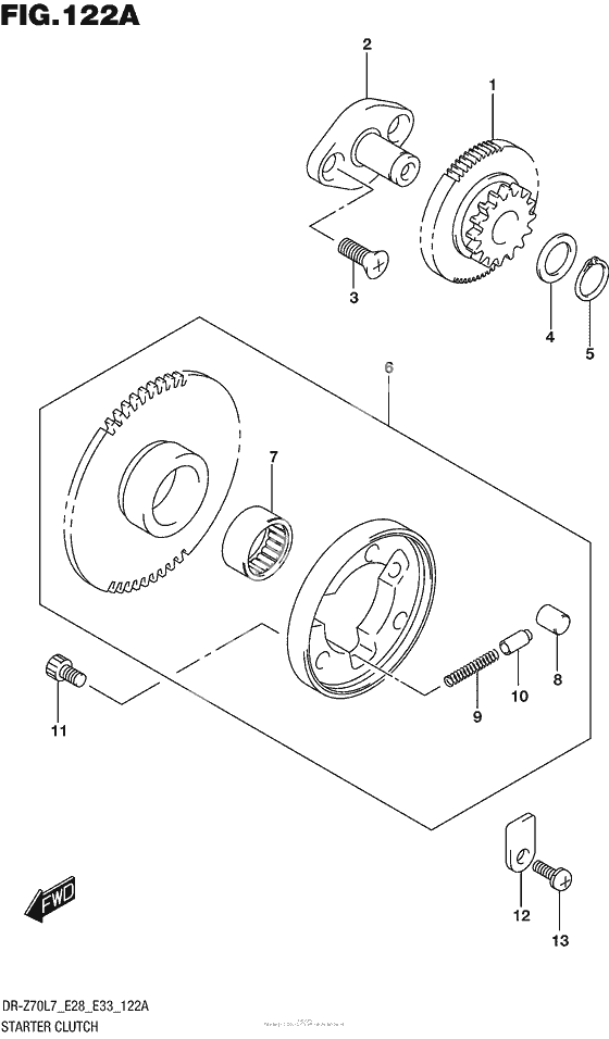 Привод стартера